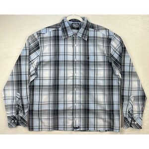 Southpole Mens Large Light Blue Long Sleeve Button Up Shirt